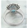 Image 3 : 7.60 CTW Zircon 14K White Gold Diamond Ring