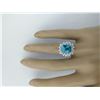 Image 5 : 7.60 CTW Zircon 14K White Gold Diamond Ring