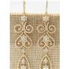 Image 1 : 10.67 CTW Natural Diamond Earrings 14k Solid Yellow Gold