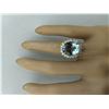 Image 5 : 7.16 CTW Aquamarine 18K Yellow Gold Diamond Ring