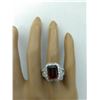 Image 5 : 5.80 CTW Tourmaline 14K White Gold Diamond Ring