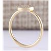 Image 3 : 0.16 CTW Natural Diamond Ring 18K Solid Yellow Gold