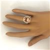Image 6 : 9.35 CTW Natural Morganite 14K Solid Yellow Gold Diamond Ring