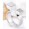 Image 4 : 0.15 CTW Natural Diamond 14K Solid White Gold Ring