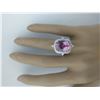 Image 5 : 7.85 CTW Tourmaline 18K White Gold Diamond Ring