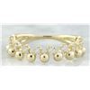 Image 1 : 0.40 CTW Diamond 18K Yellow Gold Bubble Ring