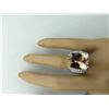 Image 5 : 11.20 CTW Morganite 18K White Gold Diamond Ring