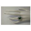 Image 4 : 5.71 CTW Natural Colombian Emerald And Diamond Ring In 14K White Gold