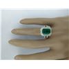 Image 6 : 4.42 CTW Emerald 18K Yellow Gold Diamond Ring