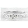 Image 1 : 0.10 CTW Diamond 14K White Gold Solitaire Ring