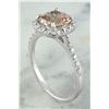 Image 5 : 2.00 CTW Morganite 14K White Gold Diamond Ring