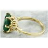Image 6 : 3.64 CTW Emerald 14K Yellow Gold Diamond Ring