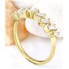 Image 4 : 0.75 CTW Natural Diamond 18K Solid Yellow Gold Ring