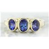 Image 1 : 2.30 CTW Tanzanite 14K Yellow Gold Ring