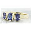 Image 2 : 2.30 CTW Tanzanite 14K Yellow Gold Ring