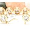 Image 2 : 9.96 CTW Natural Diamond 18K Solid Yellow Gold Bracelet
