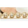 Image 5 : 9.96 CTW Natural Diamond 18K Solid Yellow Gold Bracelet