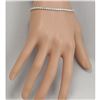 Image 3 : 4.52 CTW Natural Diamond Bracelet In 18K Solid White Gold