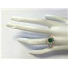 Image 4 : 1.96 CTW Natural Colombian Emerald And Diamond Ring In 14K Yellow Gold
