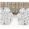 Image 1 : 2.50 CTW Natural Diamond Earrings 14k Solid White Gold