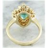 Image 4 : 2.60 CTW Emerald 14K Yellow Gold Diamond Ring