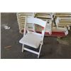 Image 2 : Approx. Qty 32 White Folding Chairs