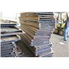 Image 8 : 3 Pallets Multiple Rectangle Wood Laminate Folding Tables w/ Metal Legs