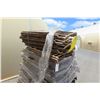 Image 8 : Approx. Qty 52 Wooden & Bamboo Wicker Folding Chairs