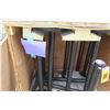 Image 8 : Qty 12 Queue Way Black Pole Stanchions Crowd Control System & Parts