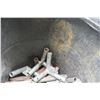 Image 8 : Pallet Misc Plastic Badge Holders, Metal Poles & Tent Corners