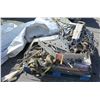 Image 2 : Pallet Misc Tent Parts - Straps, Bent Angle Brackets, Cables, Fittings, etc