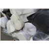 Image 8 : Bin w/ Multiple White Removable Padded Chair Cover Cushions