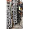Image 8 : Qty 560 White, Tan, Silver & Black Bamboo Design Stacking Chairs