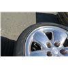 Image 8 : Qty 4 Bridgestone Tires 275/40R20 107Y on Chrome Rims
