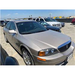 2001 LINCON LS