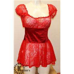 RED LACE WOMENS SLEEPWEAR