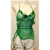 Image 1 : GREEN SHEER WOMENS ADULT SLEEPWEAR