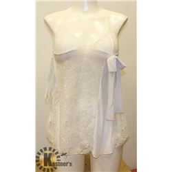 WHITE LACE WOMENS ADULT SLEEPWEAR