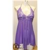 Image 1 : SHEER PURPLE WOMENS ADULT SLEEPWEAR