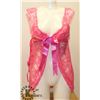Image 1 : PINK LACE WOMENS ADULT SLEEPWEAR