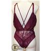Image 2 : PURPLE LACE WOMENS ONE PIECE ADULT SLEEPWEAR