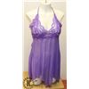 Image 1 : PURPLE SHEER WOMENS ADULT SLEEPWEAR