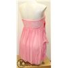 Image 2 : PINK STRAPLESS WOMENS ADULT SLEEPWEAR