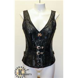 BLACK DECORATIVE CORSET