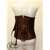 Image 2 : BROWN WITH STRAP FRONT CORSET