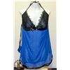Image 1 : BLUE/BLACK WOMENS ADULT SLEEPWEAR