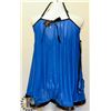 Image 2 : BLUE/BLACK WOMENS ADULT SLEEPWEAR