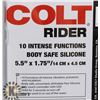 Image 2 : COLT RIDER BLACK SILICONE VIBRATOR W/ 10 INTENSE