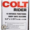 Image 2 : COLT RIDER BLACK SILICONE VIBRATOR W/ 10 INTENSE