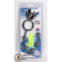 UP! BEADED SILICONE PROBE WITH DESIGNER PULL RING